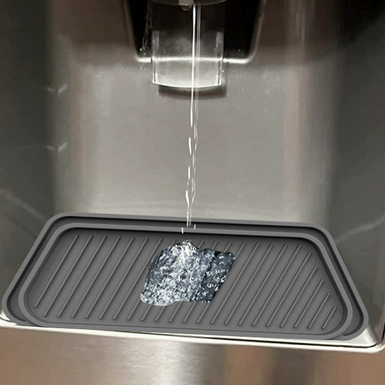 Refrigerator Drip Tray Catcher Mini Fridge Drip Tray Protects Ice and Water  Dispenser Pan Fridge Spills Water Pad - AliExpress