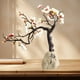 thumbnail image 1 of Adorno de resina para escritorio, artesanía china de Wintersweet, escultura decorativa en rojo, rosa y blanco | Elegante decoración para sala de estar, estudio, vitrina, dormitorio, etc., 1 of 6