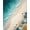 Blue, Pattern 2, variant on ODIKA 4'x6' Machine Washable Non-Slip Area Rug, Pool Patterned with Starfish Sea Urchins and Pebble Shapes High Traffic Rug, Blue, 140808