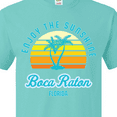 thumbnail image 4 of Inktastic Summer Enjoy the Sunshine Boca Raton Florida in Blue T-Shirt, 4 of 5