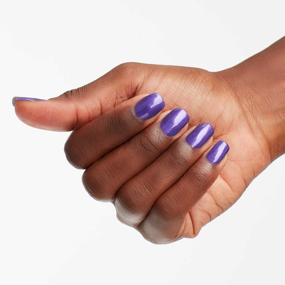 OPI Nail Lacquer, Purple with a Purpose, Shimmery Amethyst Nail Polish, 0.5 fl oz