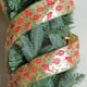 Northlight Moutarde Jaune et Rouge Cardinaux Filaire Ruban d'Artisanat de Noël 2.5" x 10 Yards – image 3 sur 3