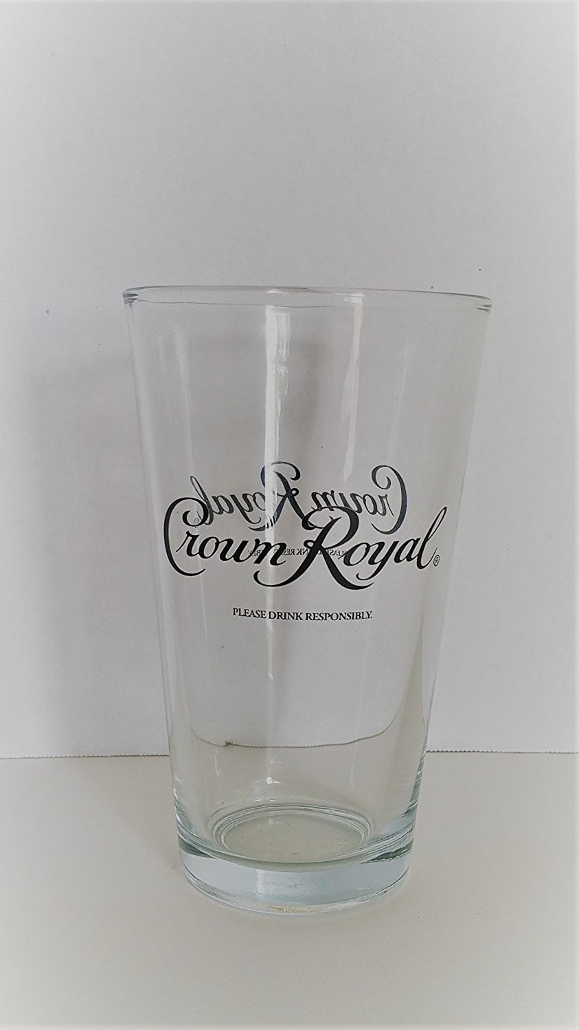 Crown Royal Glass Tumbler, 1 Crown Royal 1 Pound Pint Glass By Crown