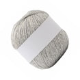 thumbnail image 3 of Hilo de tejer Cuerda de tejer mezclada Cordón grueso de macramé para manualidades de ganchillo Cuerda para hacer bricolaje, gris claro Scienceny HA000409-03B, 3 of 6