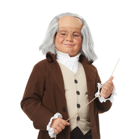 Child Benjamin Franklin Wig by California Costumes 70751