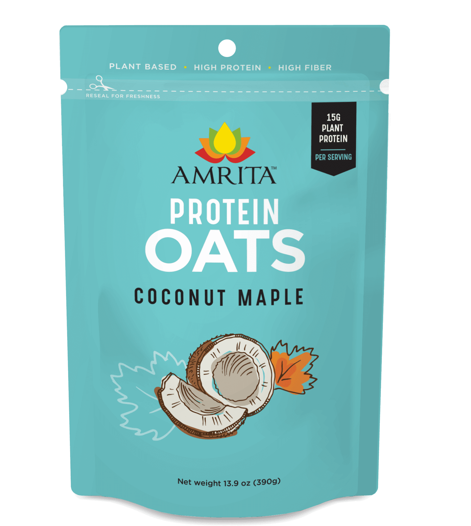 Overnight Oats Coconut Maple, 13.9 Oz, High Protein