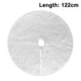 thumbnail image 4 of Christmas Tree Skirt, Snow White Faux Fur Tree Skirts For Xmas, 4 of 5