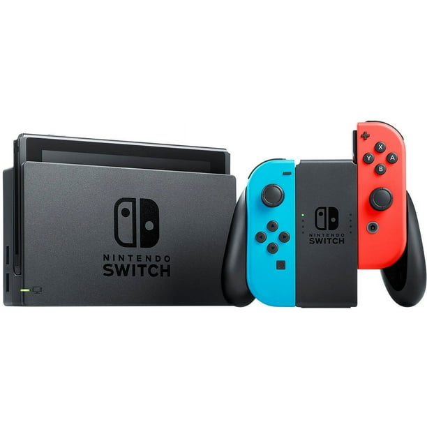 Nintendo Switch with Neon Red/Blue Joy‑Cons + Nintendo Switch Pro Controller + Tyler Switch Game Case Bundle – (JP Edition) Nintendo Switch with Neon Red/Blue Joy‑Cons + Nintendo Switch Pro Controller + Tyler Switch Game Case Bundle – (JP Edition)