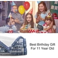 thumbnail image 3 of 11 Year Old Birthday Gifts for Boys, Coolest 11 Year Old Boy Gift Ideas, 11th Birthday Blanket for Boys Girls, Best 11 Year Old Gifts for Boys, 11th Birthday Throw Blanket 60"X50"., 3 of 6