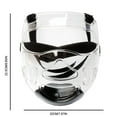 thumbnail image 2 of Taekwondo casco de Taekwondo protector facial transparente portátil Protector de cabeza de Taekwondo Casco Protector Para Niños Adultos, 2 of 8