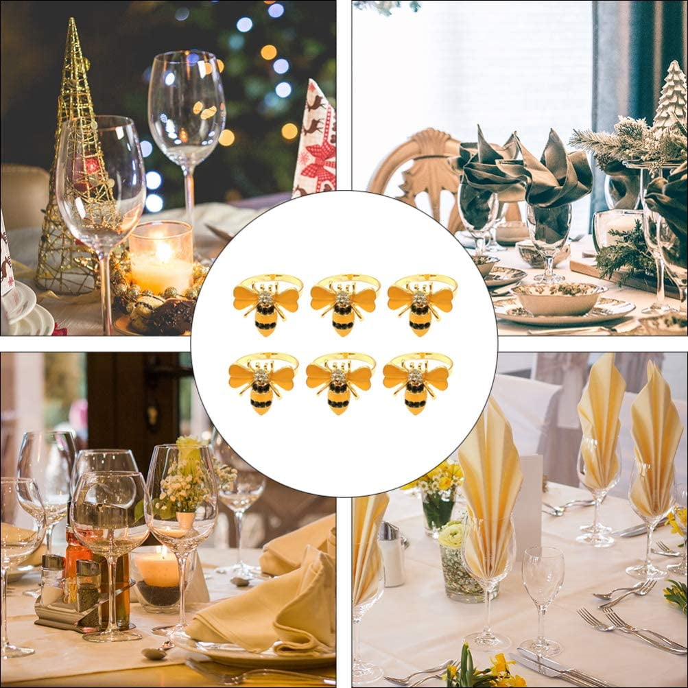 Bee napkin rings best sale