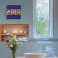 thumbnail image 5 of Canvas Print Wall Art Oil Paintings 4th of July Watercolor Blossom Flower Picture Prints Artwork for Living Room Kitchen Bathroom,Stretched and Framed Ready to Hang,USA Flag Patriotic Star on Blue, 5 of 9