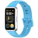 thumbnail image 2 of For Huawei Band 10 Replacement Watch Strap Soft Silicone Glossy Wristband - Grey, 2 of 5