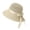 Beige, variant on HONHUZH Summer Hats Womens Crochet Bucket Sun Hat With Bow Wide Brim Breathable Summer Beach Cap