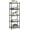 Black, variant on 3 Tier Bathroom Storage Open Shelf Unit, Free-Standing Metal Corner Rack Shelving for Kitchen, Living Room, Hallway (Matte White, 3 Tier)