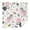 White Fairy Flower, variant on White Forest Fairy Pattern Square Tablecloth,Waterproof Square Table Cover,Wipeable Spillproof Washable Table Cover for Home Kitchen Party Decor 42"X42"(107x107cm)