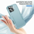 thumbnail image 2 of Compatible with Apple iPhone 16 Pro Case for Women Men, Military Grade Shockproof Drop Protection Anti-Scratch Bumper Rugged Matte Phone Case Cover for iPhone 16 Pro, Green, 2 of 7