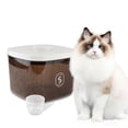 thumbnail image 1 of Contenedor de almacenamiento de alimentos para perros y gatos, contenedor de alimentos para perros, dispensador de alimentos para mascotas , MarrÓn, S Marrón, 1 of 8