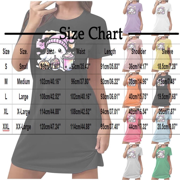 クラッシックドール Youyipin Womens Summer Dresses Oversized Short Nightgown Fashion