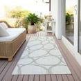 thumbnail image 6 of Addison Rugs Chantille Indoor/Outdoor Transitional Circles Ivory Washable Runner Rug, 2'3" x 7'6", 6 of 6
