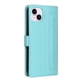 thumbnail image 4 of JTCASES Compatible with iPhone 14 6.1 inch Case Wallet Flip Folio Case [Kickstand] with RFID Blocking Card Holders [Shockproof] and Wrist Strap Phone Cover for Men Women Girls, Mint, 4 of 12