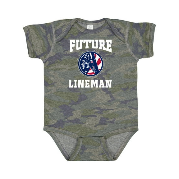 Inktastic Future Lineman Boys Baby Bodysuit
