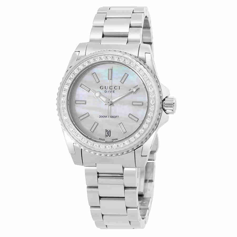 Gucci dive cheap watch womens