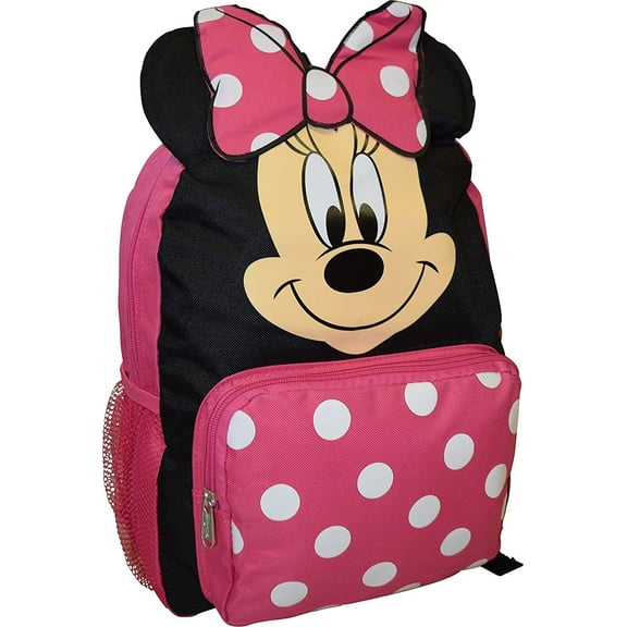 Disney Minnie Mouse Big Face 14" School Bag Backpack