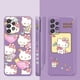 thumbnail image 4 of Hello Kitty Pink Love Holding Bear For Samsung Galaxy A73 A71 A72 A12 A21s A22 A23 A31 A32 A51 A52 A52s A53 A02s Liquid Case, 4 of 5