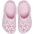 thumbnail image 4 of Zuecos Crocs Classic para niños, color rosa, con estampado floral, tamaño Big Kid, 4 m, 4 of 7