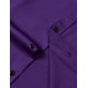 thumbnail image 5 of Camisa de vestir JEMITOP, elástica, ajustada, sin arrugas, color morado, XXL, 5 of 6