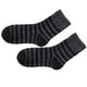 thumbnail image 1 of Calcetines de invierno Qarigey 5 pares hombre media pantorrilla Rayas negras, 1 of 1