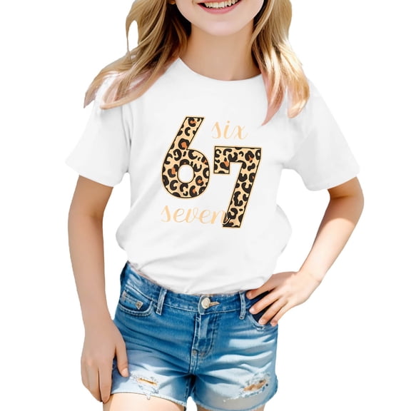 Youth Short Sleeve T-Shirt Casual Graphic Tee for Everyday Wear, Soft Round Neck Top for Daily Outfits, Comfortable Shirt for Junior and Teens,White 100