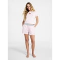 thumbnail image 2 of No Boundaries Cotton Rollover Waist Boxer Shorts, 3'' Inseam, Women’s 00-20, 2 of 5