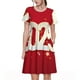 thumbnail image 1 of Disketp Happy New 2025 Year para Vestido de Manga Corta para Mujeres, Vestidos de Verano para Mujeres, Casual y Holgado para la Playa, 1 of 6