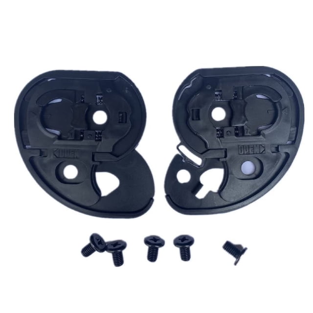Base de Montaje para Visera de Casco de Moto – Compatible con HJC CL-15, CL-16, CL-17, TR-1, CS-R1, CS-R3, CS-15 – Fácil Instalación – Negra