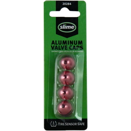 Slime Tire Valve Caps, Pink