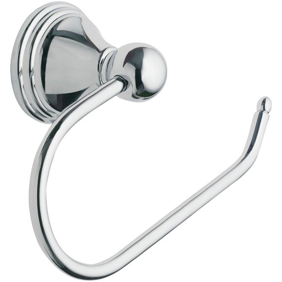 Moen DN8408CH Preston Collection Single Post Toilet Paper Holder, Chrome - 2 Pack