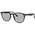 thumbnail image 3 of Ray-Ban RB4259F Low Bridge Fit Round Sunglasses, Black/Light Grey, 53 mm, 3 of 3