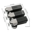thumbnail image 4 of 3in1 Soap Dispenser Wall Mount Shampoo Shower Lotion Gel Conditioner Bathroom, 4 of 14