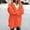 Orange, variant on ZZwxWA Sherpa Jacket Womens Oversized Hooded Fuzzy Fleece Jackets with Pocket Warm Cozy Hoodie Cardigan Coat Plus Size