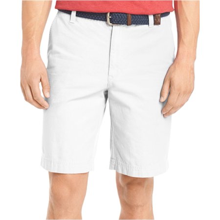 IZOD Mens Saltwater Flat-Front Casual Chino Shorts