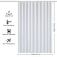 thumbnail image 3 of Shower Curtain For Bathroom Patterned Decorative Bath Curtain 47 X 71 Inch Linerless Polyester Water Guard, 3 of 4