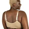thumbnail image 3 of Coobie Seamless V-Neck Lace Trim Bra 9042, Everyday Bra for Women,Light Nude,X-Large, 3 of 8