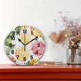 thumbnail image 2 of Yayeee 10" Wall Clock Battery Operated Quartz Round Silent Non-Ticking Home Decor,Grapefruit Slices, 2 of 6