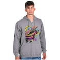 thumbnail image 3 of Fast Not Last Racecar Speedometer Zip Up Hoodie Men's Women's Brisco Brands S, 3 of 4
