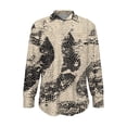 thumbnail image 5 of TaTaai Ladies Long Sleeve Fashion Top Round Neck Polyester Casual Shirt Lightweight Print Blouse Cold Hand Wash Only Gift, 5 of 5
