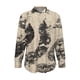 thumbnail image 5 of TaTaai Ladies Long Sleeve Fashion Top Round Neck Polyester Casual Shirt Lightweight Print Blouse Cold Hand Wash Only Gift, 5 of 5