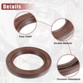 thumbnail image 3 of Unique Bargains 2pcs Engine Crankshaft Seal No.90311-42036 for Toyota Tundra 2005-2021 for Toyota Avalon 2005-2018, 3 of 6