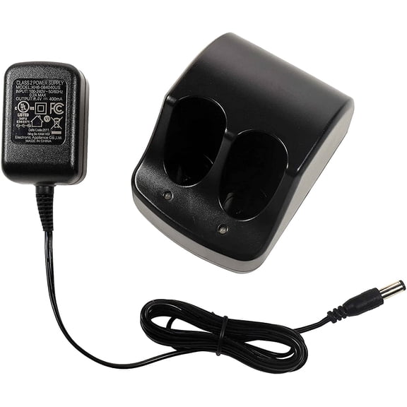 HQRP Dual Battery Charger for Black & Decker 3.6V Versapak VP871K Type 1, VP908K Type 2, VP940 Type 2